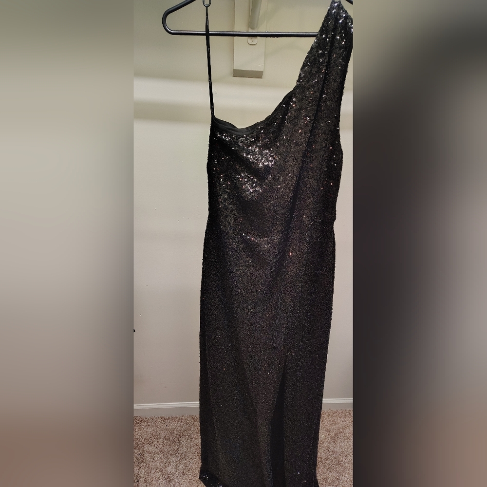 Jason Wu Black One Shoulder Dress